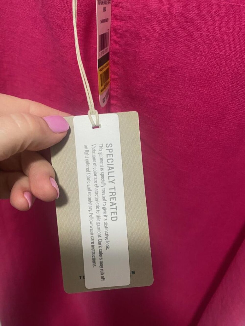 NWT Tommy Bahama Two Palms Double Ruff Dress Pink size Large - Picture 3 of 4